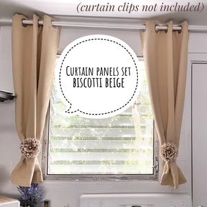 Nicetown window curtain panels w/ grommets